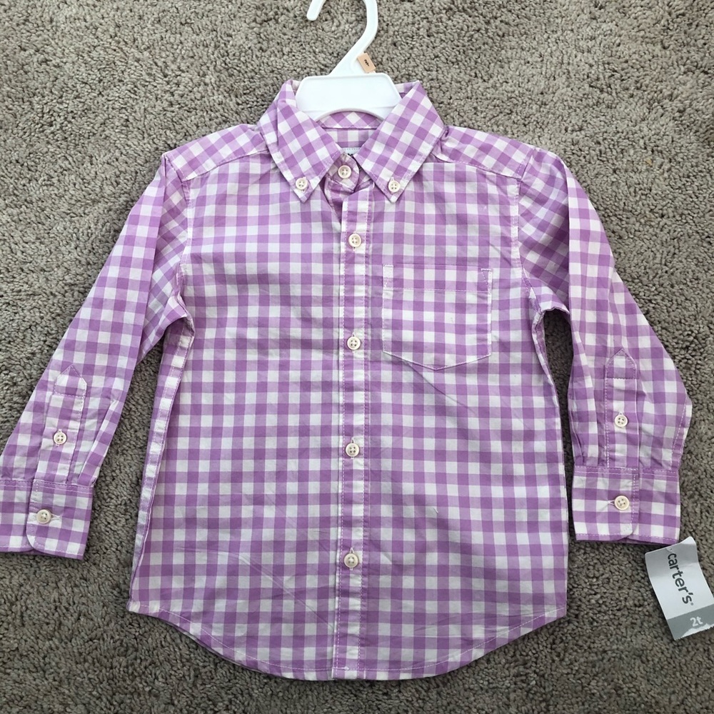 5/$20 - NWT - Carter’s 2T button up top